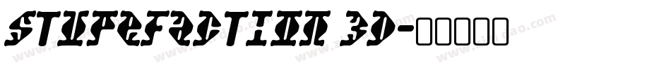 Stupefaction 3D字体转换